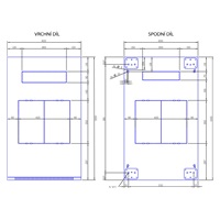 TRITON 19" stojanový rozvaděč 15U 600x1000, nosnost 800 kg, skleněné dveře, svařovaný, šedý