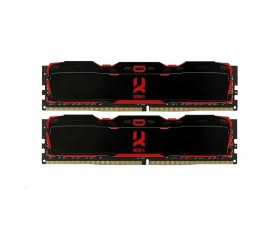 GOODRAM DIMM DDR4 32GB (Kit of 2) 3200MHz CL16 IRDM X, Černá