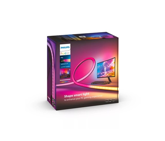 Philips Hue Gradient Lightstrip pro počítače PC 24/27", 3x LED pásek 15 W, 700 lm