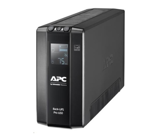 BAZAR - APC Back UPS Pro BR 650VA, 6 Outlets, AVR, LCD Interface (390W) - Poškozený obal (Komplet)