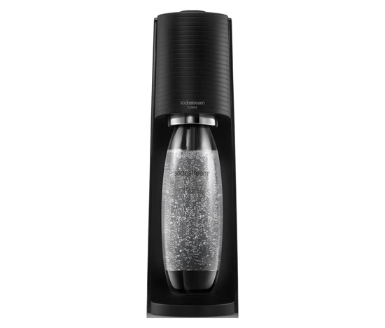 BAZAR - SodaStream Terra Black výrobník sody, mechanický, 3x láhev SodaStream Fuse, bombička s CO2, černý - poš. obal