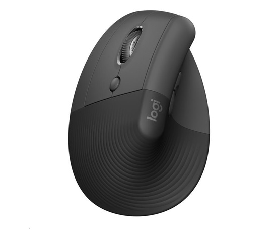 BAZAR - Logitech Lift Left Vertikální ergonomická myš pro leváky, graphite/ black - rozbaleno