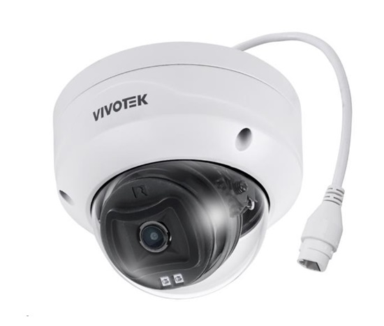 Vivotek FD9383-HVF2, 2560x1920 (5Mpix) až 30sn/s, H.265, obj. 2.8mm (103,4°), PoE, MicroSDXC slot,antivandal IK10