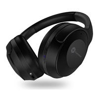 CONNECT IT Sluchátka Hyperbass ANC+, bezdrátová sluchátka s mikrofonem, černá