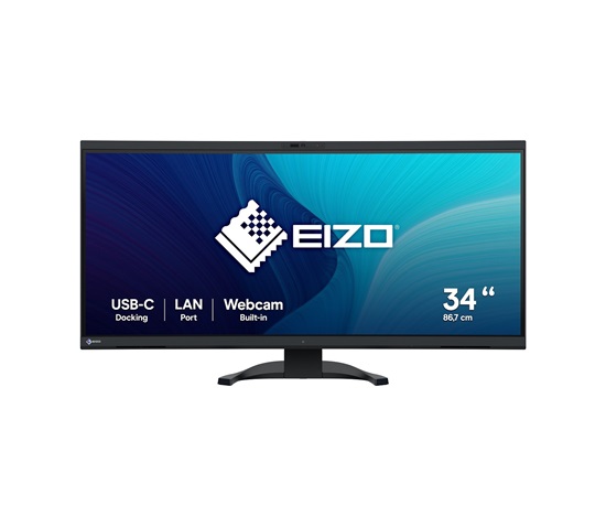 EIZO MT 34" EV3450XC-BK FlexScan, IPS, 3840x1440, 300nit, 1000:1, 5ms, USB-C, DisplayPort, USB, HDMI, Repro, Černý