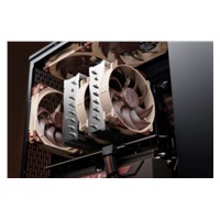 NOCTUA Chladič CPU NH-D15 G2 HBC, 2x 140mm, LGA1851, AM5, hnědá/stříbrná