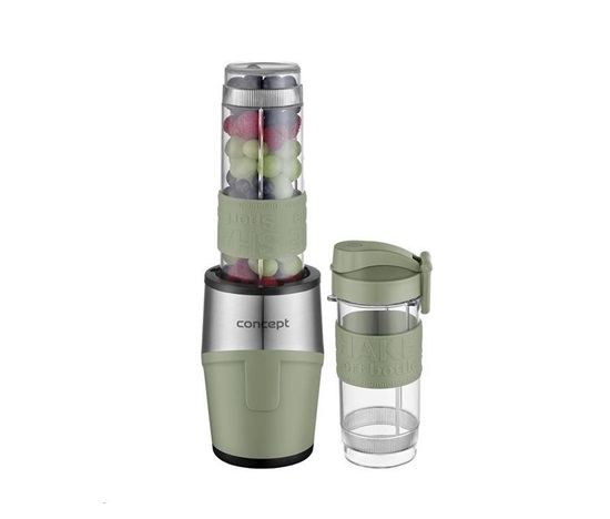 Concept SM3480 smoothie blender, 500 W, 2 tritanové nádoby, 23000 RPM, zelená