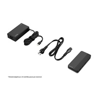 LENOVO dokovací stanice USB-C Dual Display Travel Dock + 100W adapter (EU)