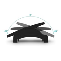 CONNECT IT Podložka pod nohy DoubleLegPad PRO For Health, černá