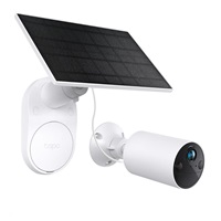 TP-Link Tapo C410 KIT venkovní kamera, solární panel (3MP, 2K QHD, 1296p, IR 9m, WiFi, micro SD card, IP65)
