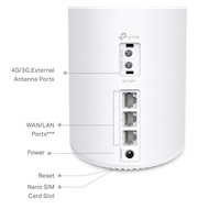 TP-Link Deco Deco X10-4G(1-pack) WiFi6 Mesh (AX1500,2,4GHz/5GHz,3xGbELAN/WAN,3G,4G LTE,1xnanoSIM)