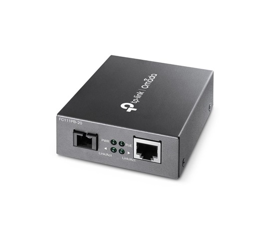 TP-Link FC111PB-20 WDM media konvertor s PoE (1x100Mb/s,1x simplex SC,SM,1310/1550nm,20km)