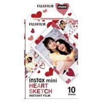 Fujifilm Film Instax Mini Hearts Sketch