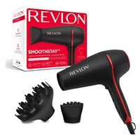 Revlon Smoothstay Coconut Oil RVDR5317E fén na vlasy, 2000 W, 2 rychlosti, 3 teploty, černá