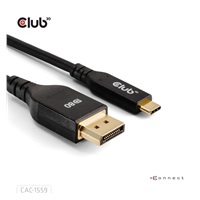 Club3D Kabel USB-C na DisplayPort 2.1, 10K60Hz, DSC1.2, UHBR10, 1m