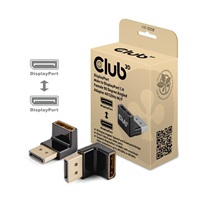 Club3D Adaptér DisplayPort na DisplayPort 1.4, 4K120Hz, 8K30Hz, 90°