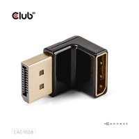 Club3D Adaptér DisplayPort na DisplayPort 1.4, 4K120Hz, 8K30Hz, 90°