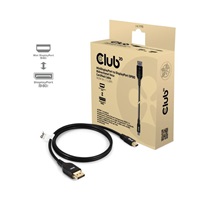 Club3D Kabel MiniDisplayPort na DisplayPort 2.1 Certifikovaný, Oboustranný, 10K60Hz, DSC1.2, UHBR10, 1m