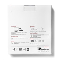 BAZAR - HITACHI LG - externí mechanika DVD-W/CD-RW/DVD±R/±RW/RAM GP57EB40, Slim, Black, box+SW - Poškozený obal (Komplet