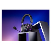 ASUS sluchátka ROG DELTA II, Bezdrátové 2.4GHz, ARGB, černá
