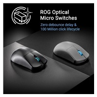 ASUS Herní myš ROG Harpe Ace Mini, Bezdrátová BT, RF 2.4GHz, černá