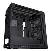 ASUS case PROART PA602 WOOD TG PWM BLACK, Mid Tower, průhledná bočnice, černá