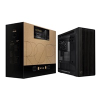 ASUS case PROART PA602 WOOD TG PWM BLACK, Mid Tower, průhledná bočnice, černá