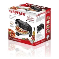 G3 Ferrari Delizia pec na pizzu, 1200 W, časovač, termostat, horní a spodní ohřev, černá