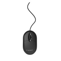 GEMBIRD Wired optical mouse, USB, black