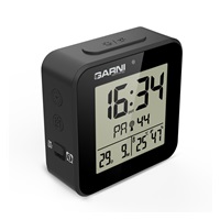 GARNI 138B - digitální budík s teploměrem a vlhkoměrem, černá