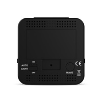 GARNI 138B - digitální budík s teploměrem a vlhkoměrem, černá