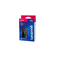 GOODRAM externí SSD 1TB HX200, USB-C 3.2 Gen2x2, černá