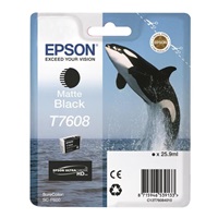 EPSON ink čer ULTRACHROME HD "Kosatka" - Matte Black - T7608 (25,9 ml)
