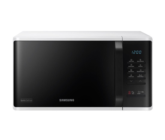 Samsung MS23K3513AW/BA mikrovlnná trouba, 800 W, 23 l, 6 úrovní výkonu, displej, bílá / černá