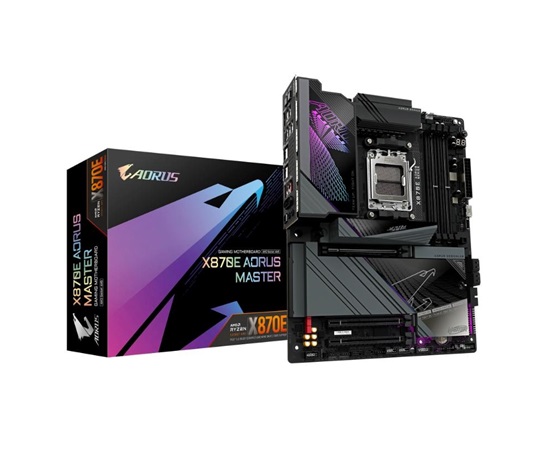 GIGABYTE MB Sc AM5 X870E AORUS MASTER, AMD X870, 4xDDR5, 2xHDMI, 2xThunderbolt, WiFi