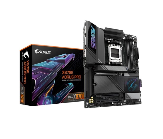 GIGABYTE MB Sc AM5 X870E AORUS PRO, AMD X870, 4xDDR5, 2xHDMI, 2xThunderbolt, WiFi