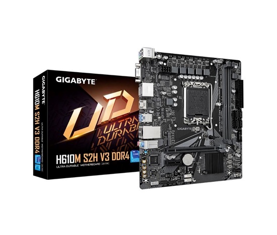 BAZAR - GIGABYTE MB Sc LGA1700 H610M S2H V3 DDR4, Intel H610, 2xDDR4, 2xDP, 1xHDMI, - po opravě