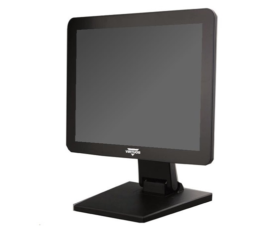 Virtuos 15'' LCD BMonitor BM-1500, dotykový, čtečka magnet. karet, HDMI, VGA, USB