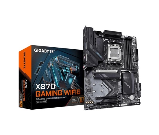 GIGABYTE MB Sc AM5 X870 GAMING WF6, AMD X870, 4xDDR5, 1xHDMI, 2xThunderbolt, WiFi