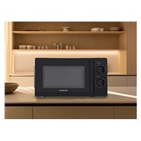 Orava mikrovlnná trouba, 700 W, 20 l, 6 úrovní mikrovlnného výkonu, černá