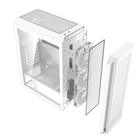 ADATA XPG case VALOR AIR PLUS Mid-Tower, bez zdroje, 4x 120mm Fan, Bílá