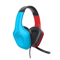 TRUST Herní sluchátka GXT 416S ZIROX, pro Nintendo Switch, modro-červená