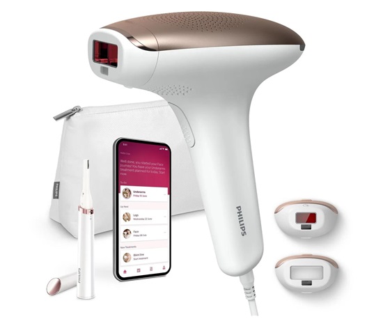 Philips Lumea IPL 7000 Series BRI921/00 epilátor, 5 nastavení intenzity + tužkový zastřihovač (HP6388)