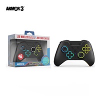 Hyperkin "NuRival" Wireless Hall Effect Stick Game Controller For N. Switch® OLED Model/N. Switch® (Black) - Armor3