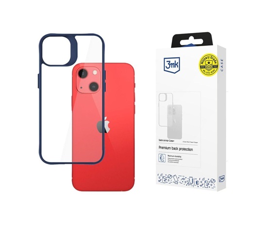 3mk Satin Armor Case+ Blue pro Apple iPhone 13