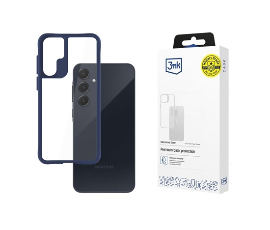 3mk Satin Armor Case+ Blue pro Samsung Galaxy A55 5G
