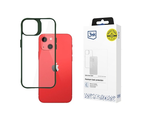 3mk Satin Armor Case+ Green pro Apple iPhone 13