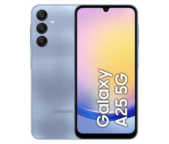 Samsung Galaxy A25 (A256), 6/128 GB, 5G, modrá, CZ distribuce