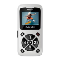 EVOLVEO Mobilní telefon pro seniory EasyPhone ID, bílá