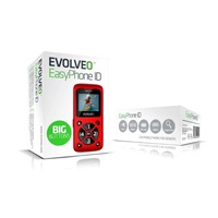 EVOLVEO Mobilní telefon pro seniory EasyPhone ID, červená